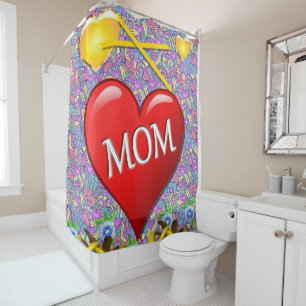 Duschvorhang Muttertag