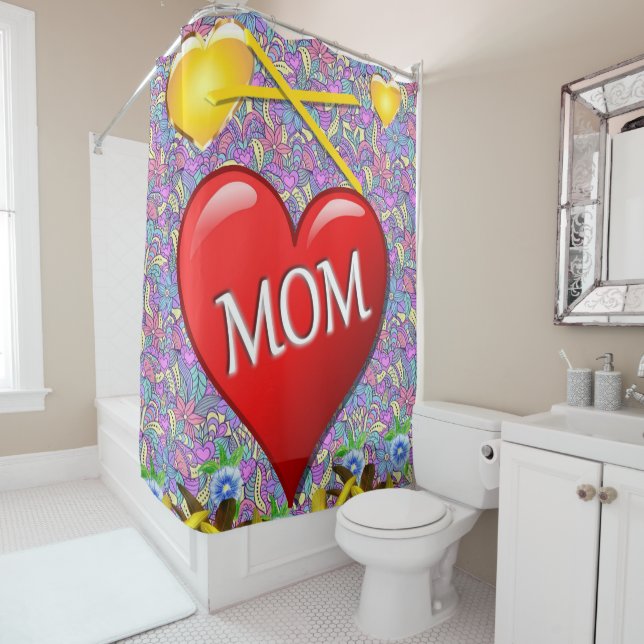 Duschvorhang Muttertag (Beispiel)