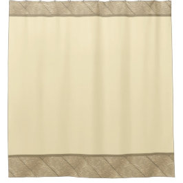 Duschvorhang Ocher Gold, Wasser schauen Rand