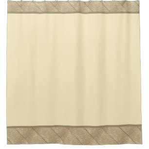 Duschvorhang Ocher Gold, Wasser schauen Rand