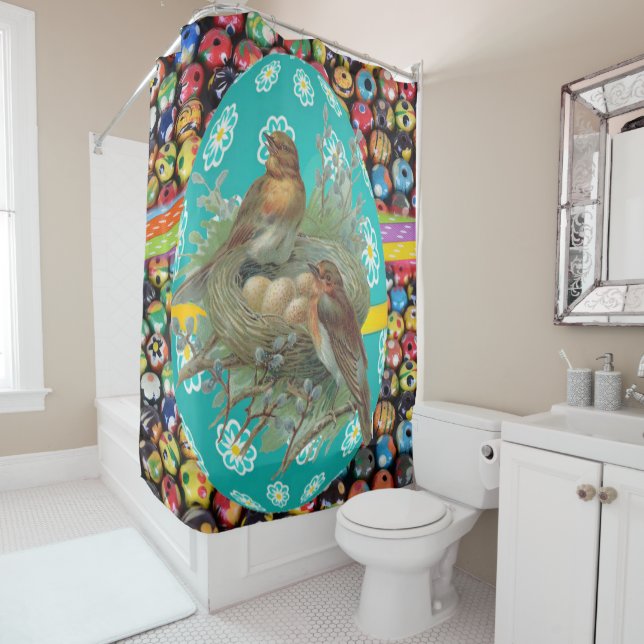 Duschvorhang Oster (Beispiel)