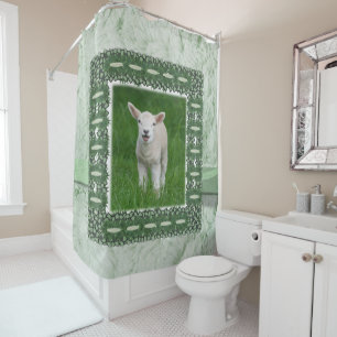 Duschvorhang Schafe