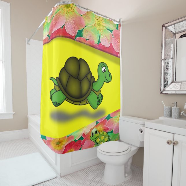 Duschvorhang Schildkröte (Beispiel)