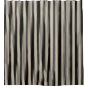 Duschvorhang Schwarz-Beige Klassik HAMbyWG
