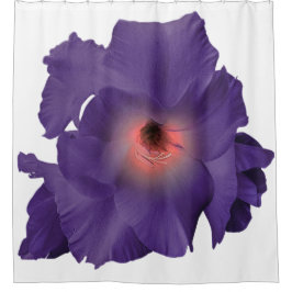 Duschvorhang Schwert Lily Indigo Rosa