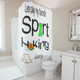 Duschvorhang Sportwandern