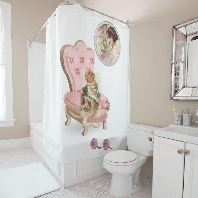 Duschvorhang Viktorianisch (Beispiel)