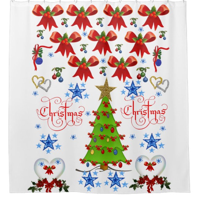 Duschvorhang Weihnachten (Vorderseite)