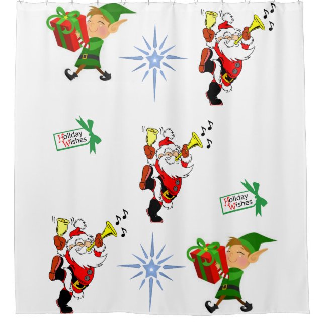 Duschvorhang Weihnachten (Vorderseite)