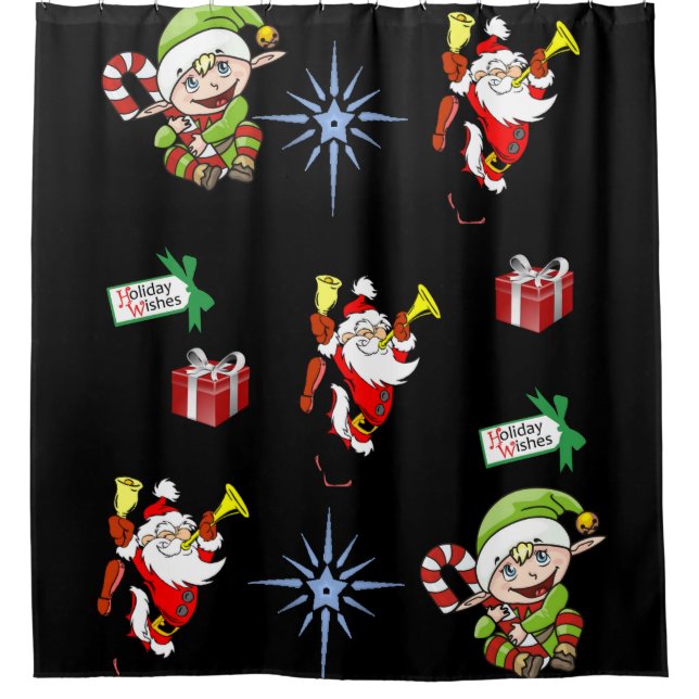 Duschvorhang Weihnachten (Vorderseite)