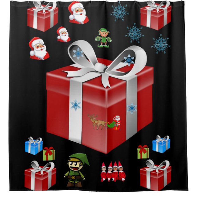 Duschvorhang Weihnachten (Vorderseite)
