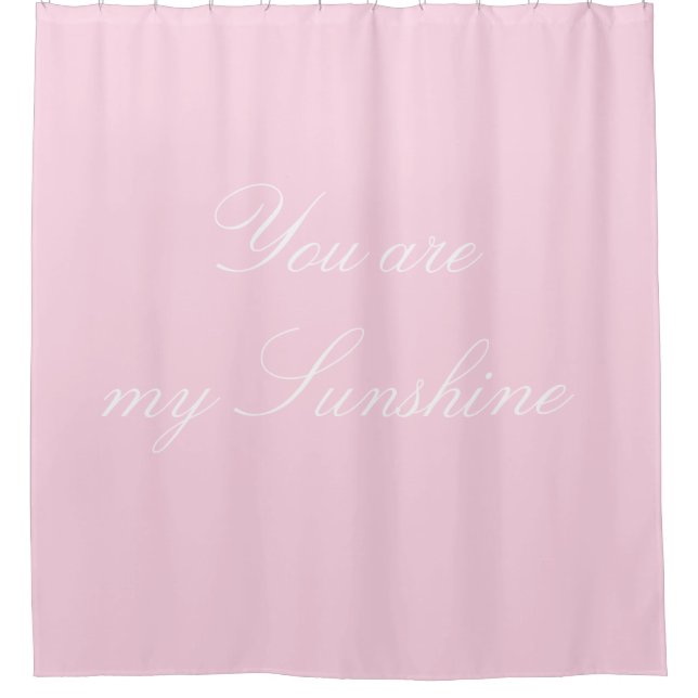 Duschvorhang "You are my Sunshine" - DesignDElia (Vorderseite)