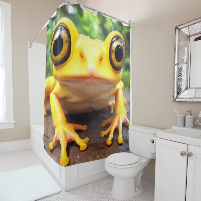 Duschvorhänge aus Costa Rica Gift Dart Frog Duschvorhang (Beispiel)