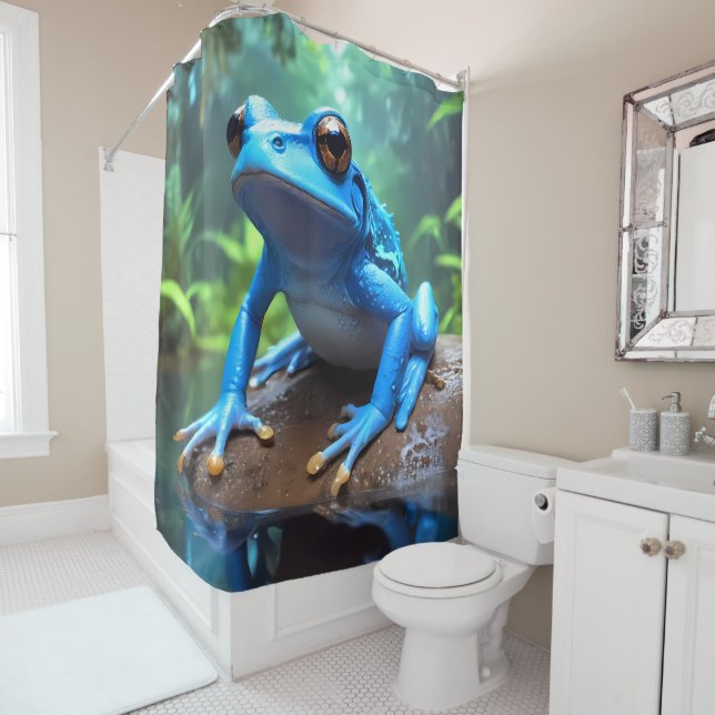 Duschvorhänge aus Costa Rica Gift Dart Frog Duschvorhang (Beispiel)