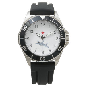 Düsenjäger MiG-29 Armbanduhr