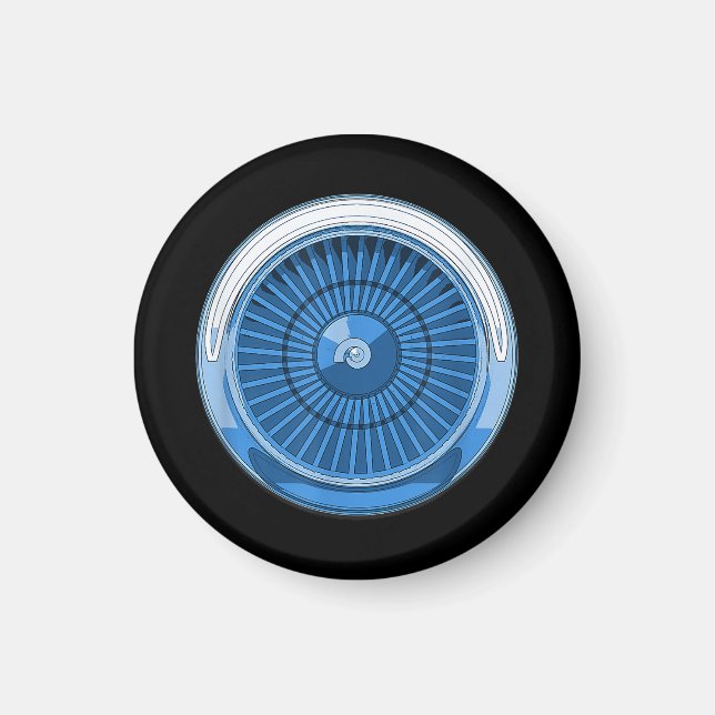 Düsentriebwerk Magnet (Vorne)