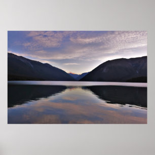 Dusk am Rotoiti-See Poster