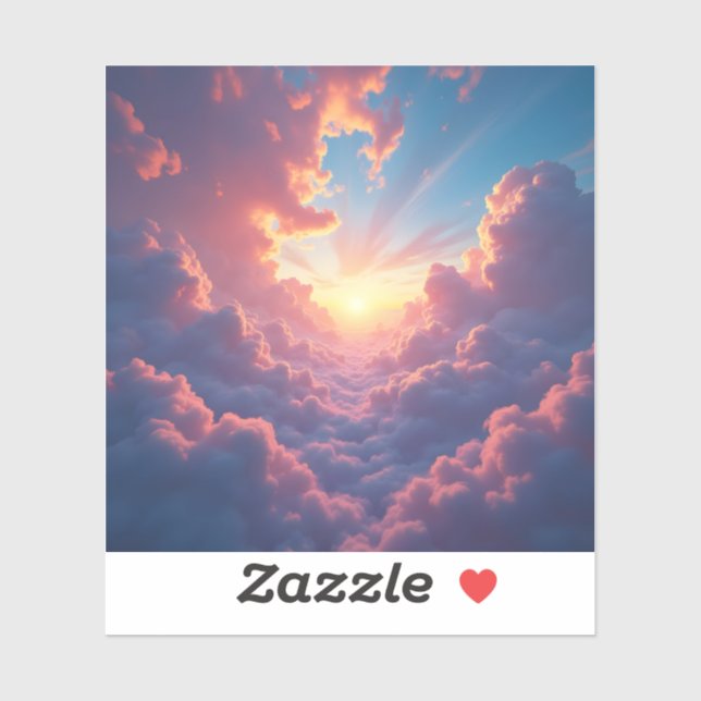 Dusk Breaks Through - Square Vinyl Aufkleber (Blatt)