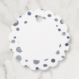Dusk Confetti Wasserfarbe Punkte Liebesmarken Geschenkanhänger