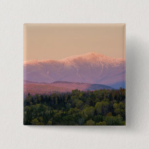 Dusk und Mount Washington in neuen Hampshire Button