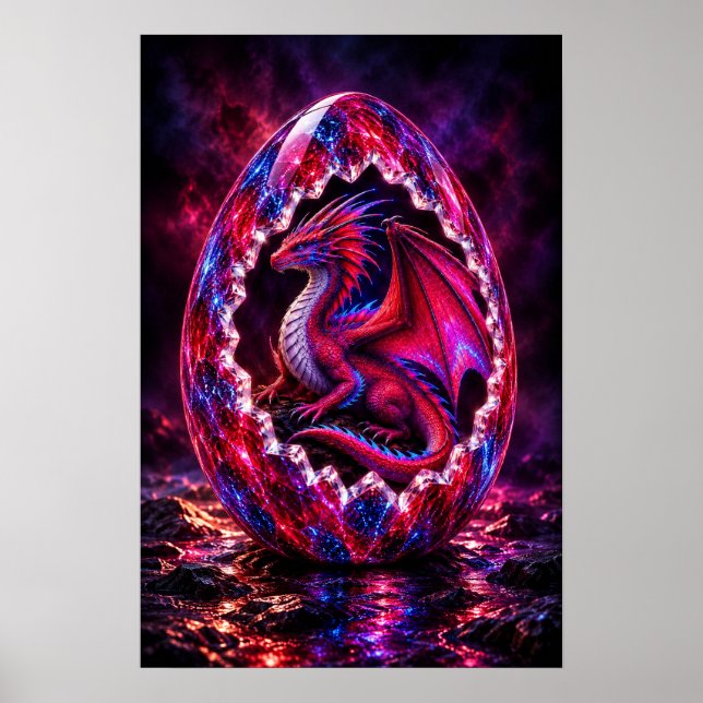 Duskfire-Drachenei Poster (Vorne)