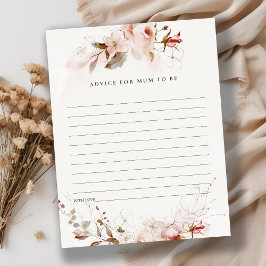 Dusky Fall Floral Advisor für Mum Baby Shower