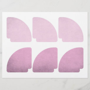 Dusky Pink Scrapbook Verzierungen