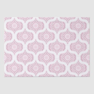Dusky Rose Confetti Lace Retro Ogee Seidenpapier