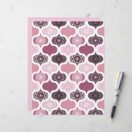 Dusky Rose Dot Mandalases Patchwork Scrapbook