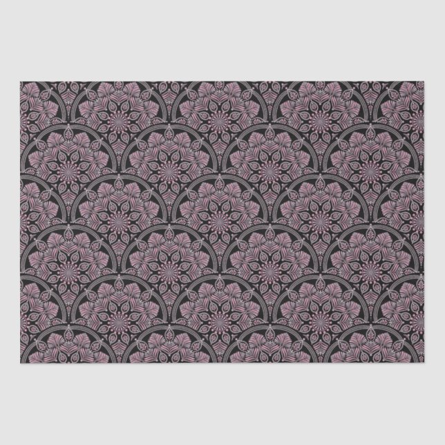 Dusky Rose Frische Pasta machen Rodelbahn mit Auss Seidenpapier (Vorderseite)