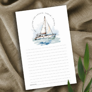 Dusky Sailboat Yacht Seascape Beratung für Paar