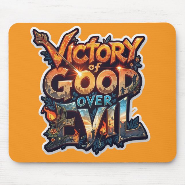 Dussehra 2025 Symbol des Triumph - Cutout Sticker Mousepad (Vorne)