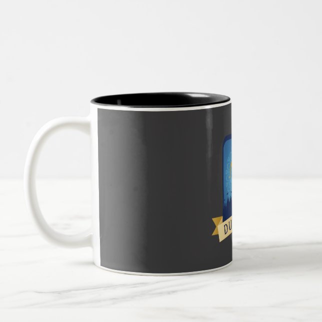 Dussehra - Festival of India Zweifarbige Tasse (Links)