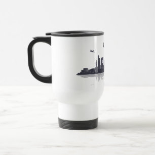 Düsseldorf City Skyline Tasse / Mug / Kaffeepott