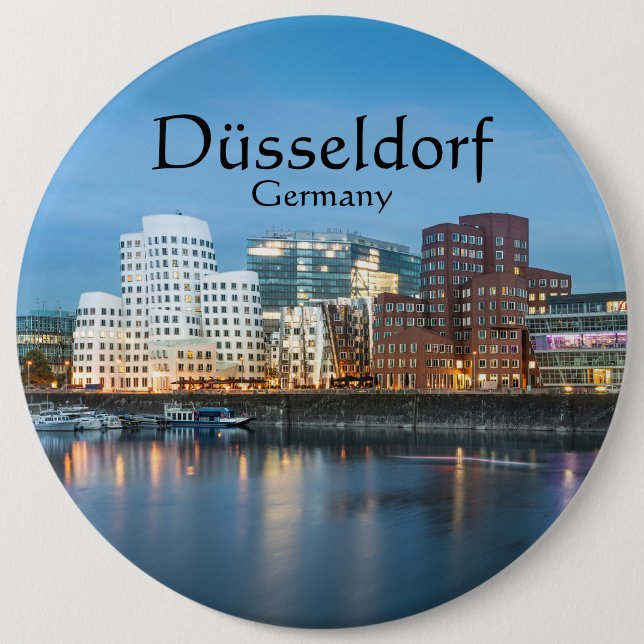 Düsseldorf Deutschland Button (Vorderseite)