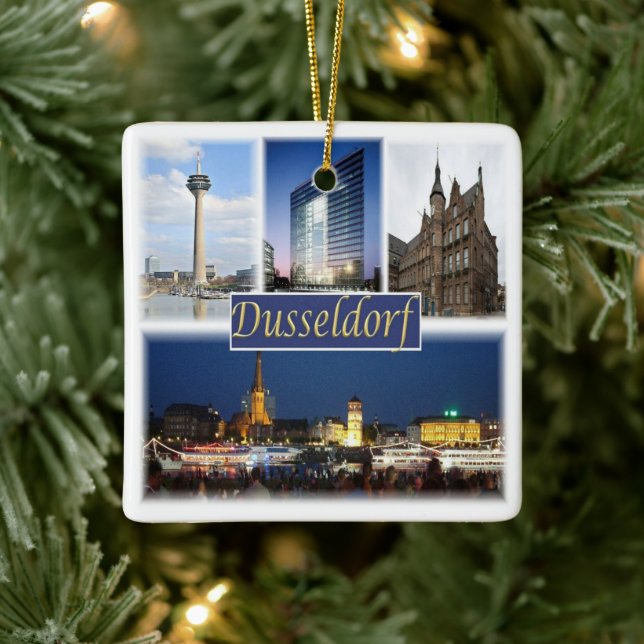 DUSSELDORF, Deutschland, Europa, Keramikornament (Baum)
