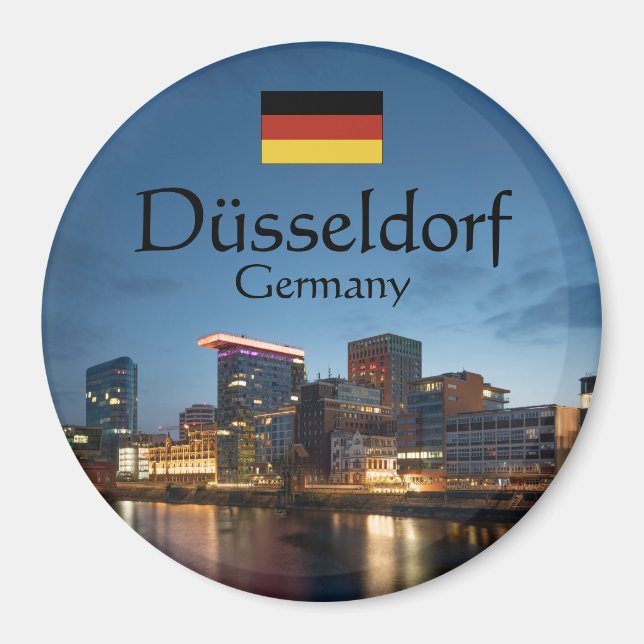Düsseldorf Deutschland Magnet (Vorne)