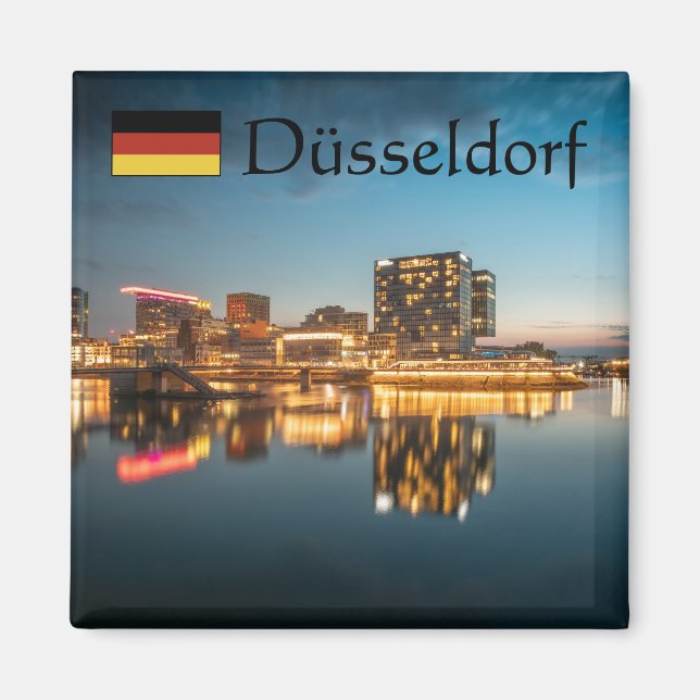 Düsseldorf Deutschland Magnet (Vorne)