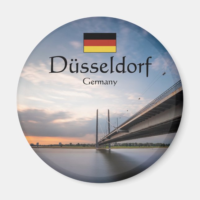 Düsseldorf Deutschland Magnet (Vorne)