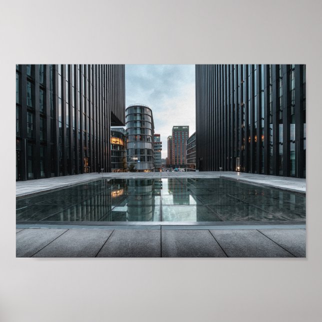 Düsseldorf Deutschland Poster (Vorne)