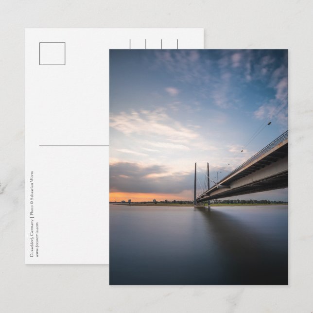 Düsseldorf Deutschland Postkarte (Vorne/Hinten)