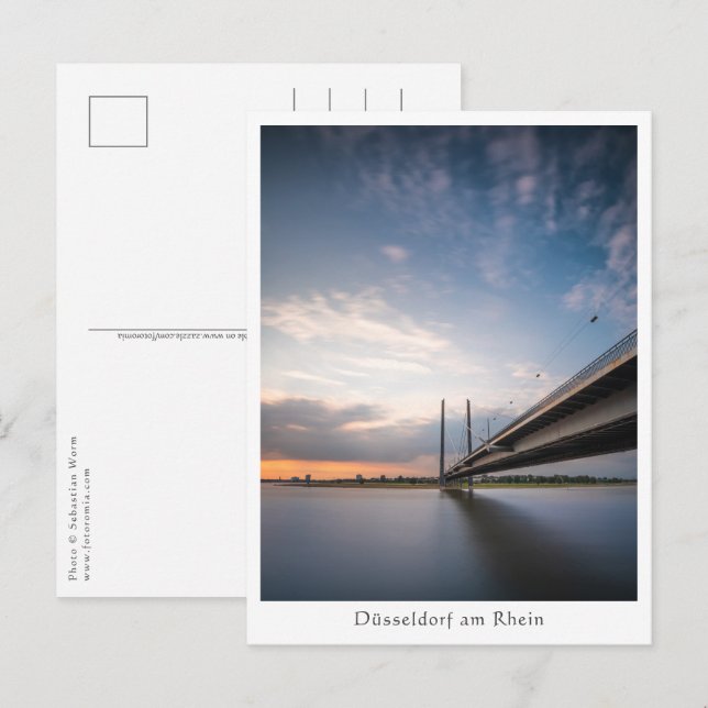 Düsseldorf Deutschland Postkarte (Vorne/Hinten)