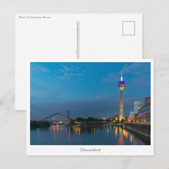 Düsseldorf Deutschland Postkarte (Vorne/Hinten)