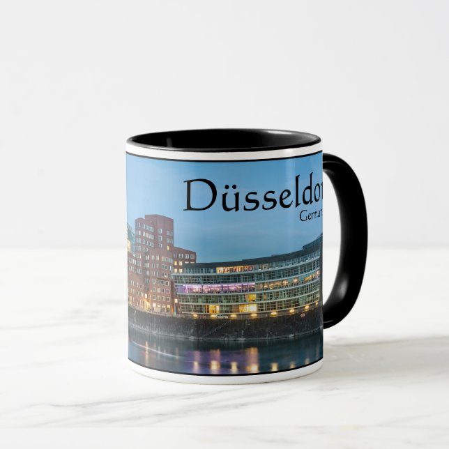 Düsseldorf Deutschland Tasse (VorderseiteRechts)