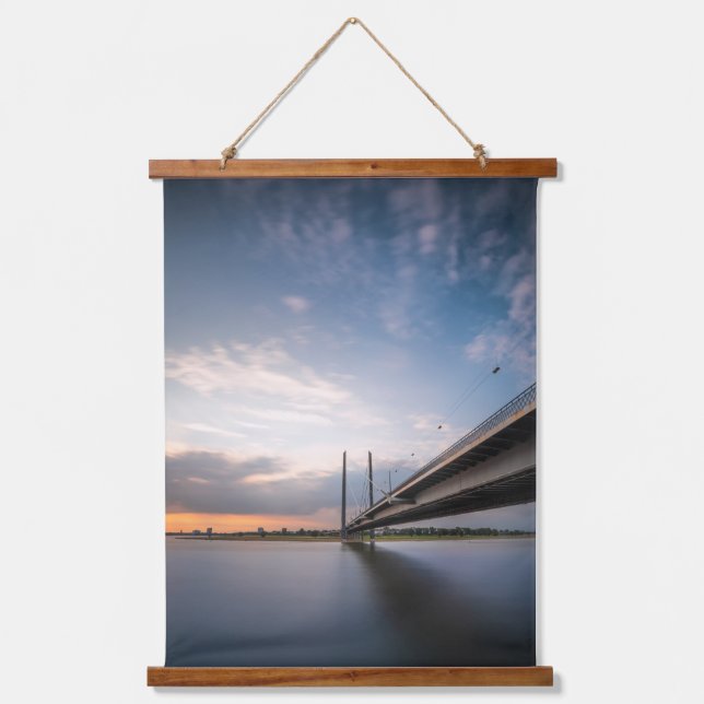 Düsseldorf Deutschland Wandteppich Mit Holzrahmen (Vorderseite)