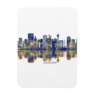 Dusseldorf Skyline Magnet