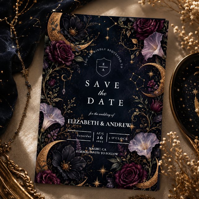 Düster Hochzeit Himmlisch Save The Date (Von Creator hochgeladen)