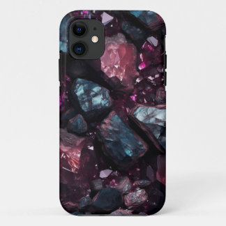 Düstere Blumen-iPhone-Hülle | Ästhetisches Lila P Case-Mate iPhone Hülle