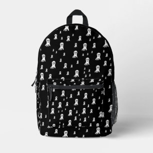 Düstere Halloween-Geister Bedruckter Rucksack