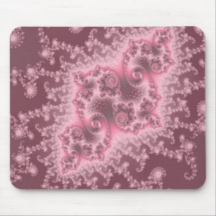 Düstere rosa Quallen Mousepad